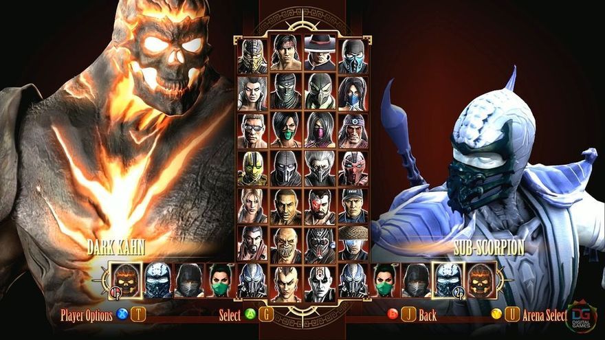 Mortal Kombat 9 PPSSPP (Все Открыто) 2